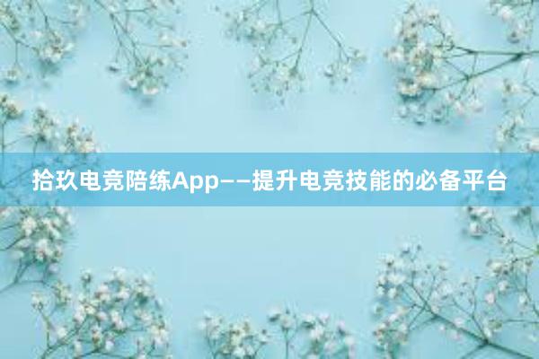 拾玖电竞陪练App——提升电竞技能的必备平台